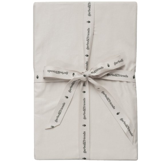 GARBO & FRIENDS | Fitted Bottom Sheet | Crib | Gray - Picture 1 of 16